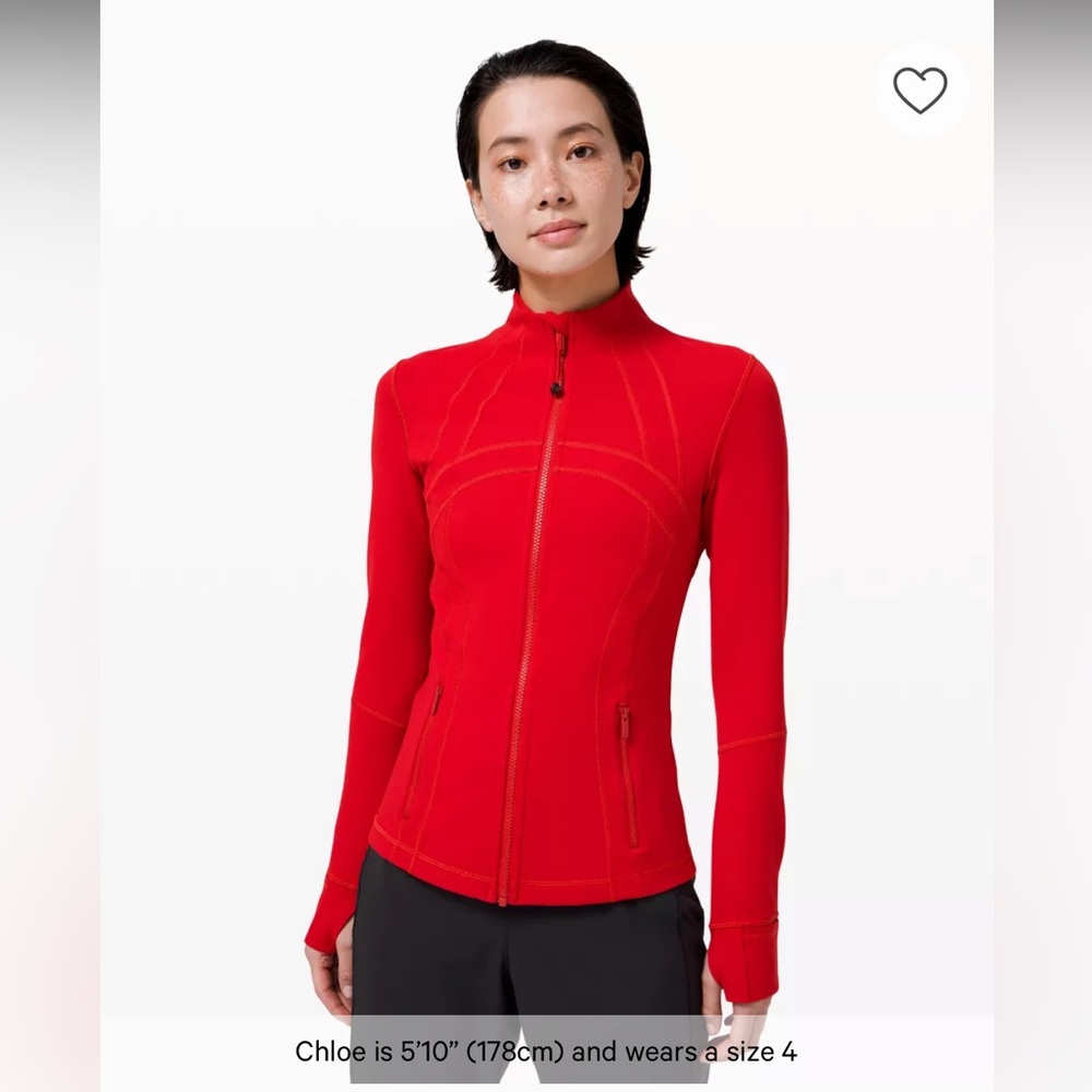 Lululemon Athletica Women's Vibrant Red Jacket
